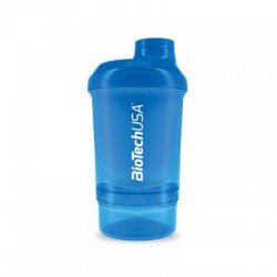 BioTechUSA Keverőpalack Biotech Wave+ Nano 300 ml (+150 ml) Kék (Blue)