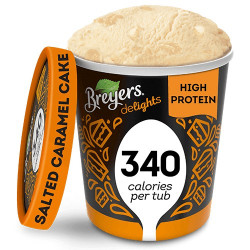 Breyers Delights Salted Caramel Cake High Protein Ice Cream 465ml (Lower Sugar)