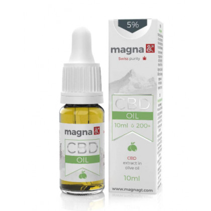 Magna G&T 5% CBD Olaj 500mg | 10ml | Oliva olajban