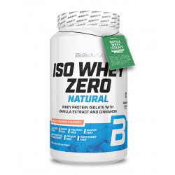 BioTechUSA Iso Whey Zero Natural prémium fehérje 908g
