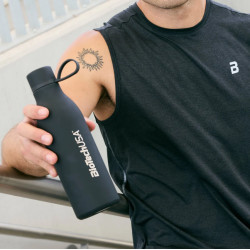 BioTechUSA BioTechUSA rozsdamentes acél palack - 500 ml fekete (Black)